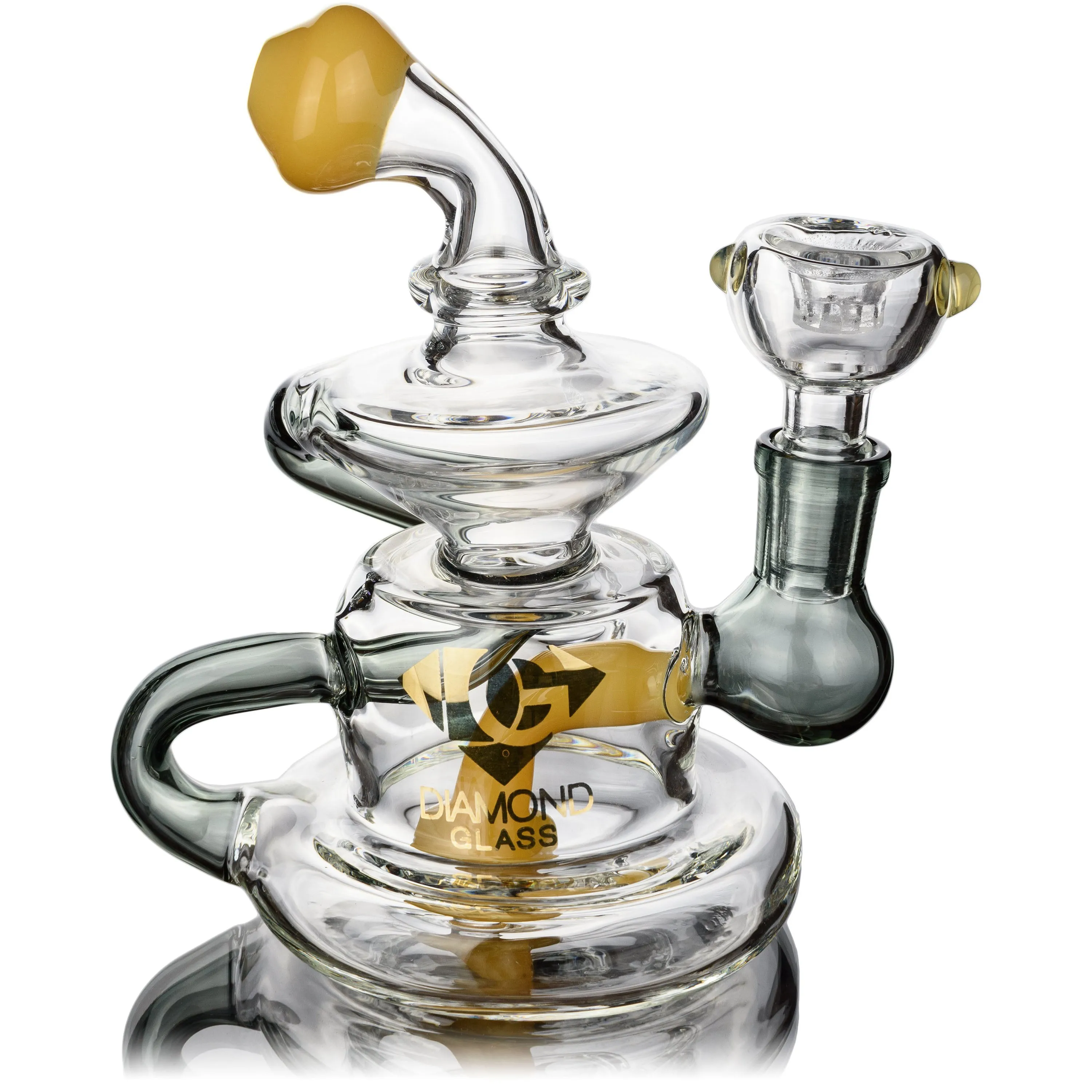 6 Showerhead Recycler, by Diamond Glass (free banger included)