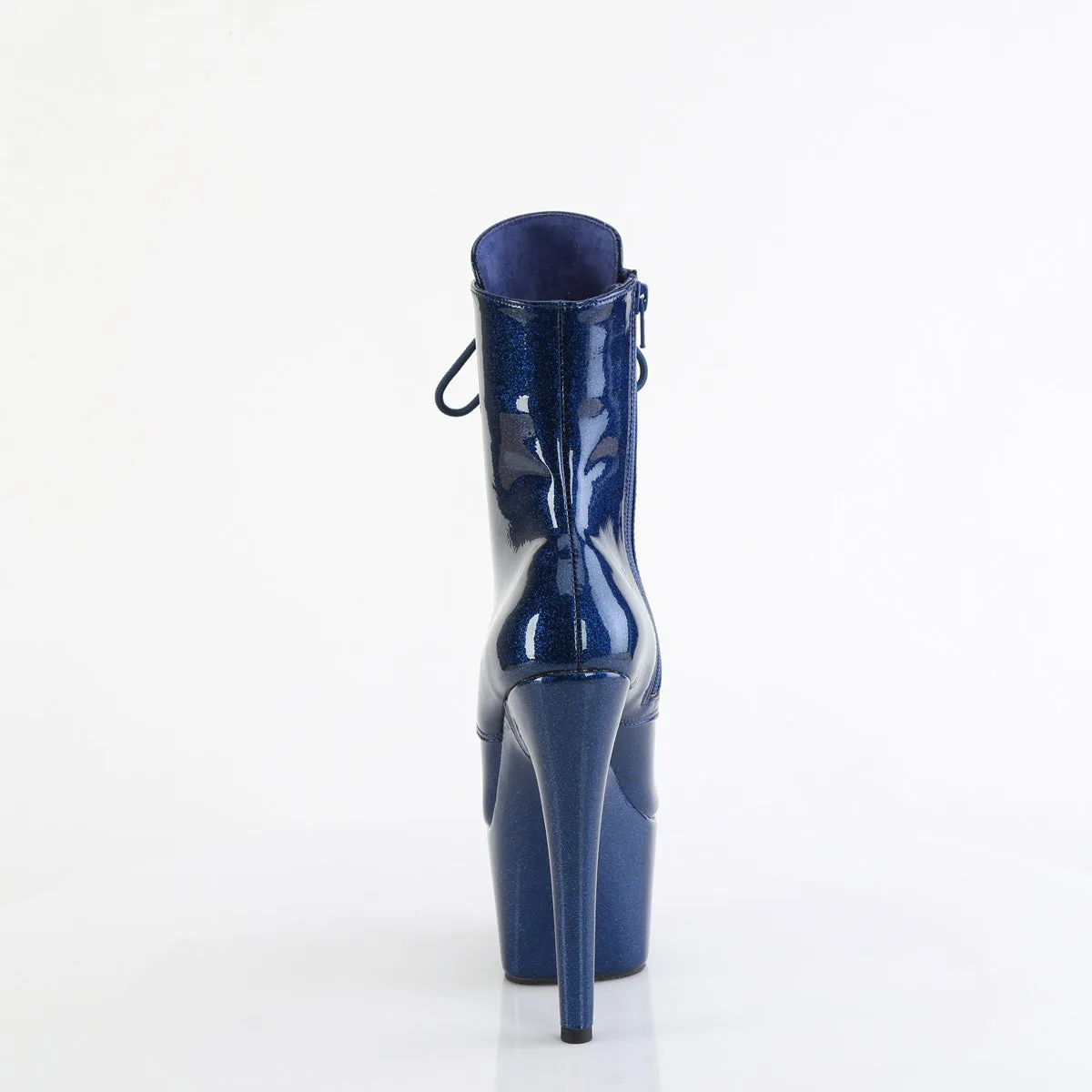 7 Inch Heel ADORE-1020GP Navy Blue Glitter