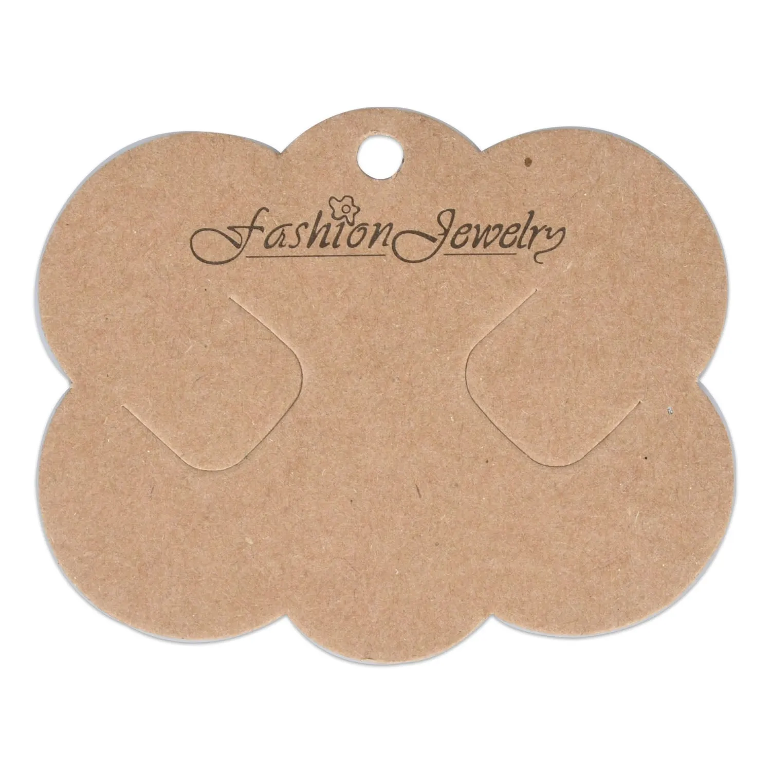 70*85mm Hair Clips Display Cards Clouds style Kraft Paper Cards Jewelry Display Hang Tag Card 100pcs 102961