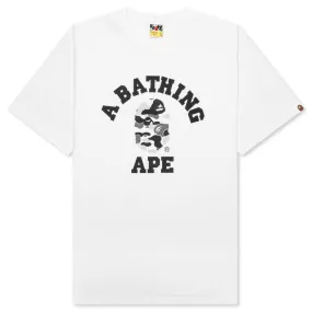 ABC Camo College Tee - White/Gray