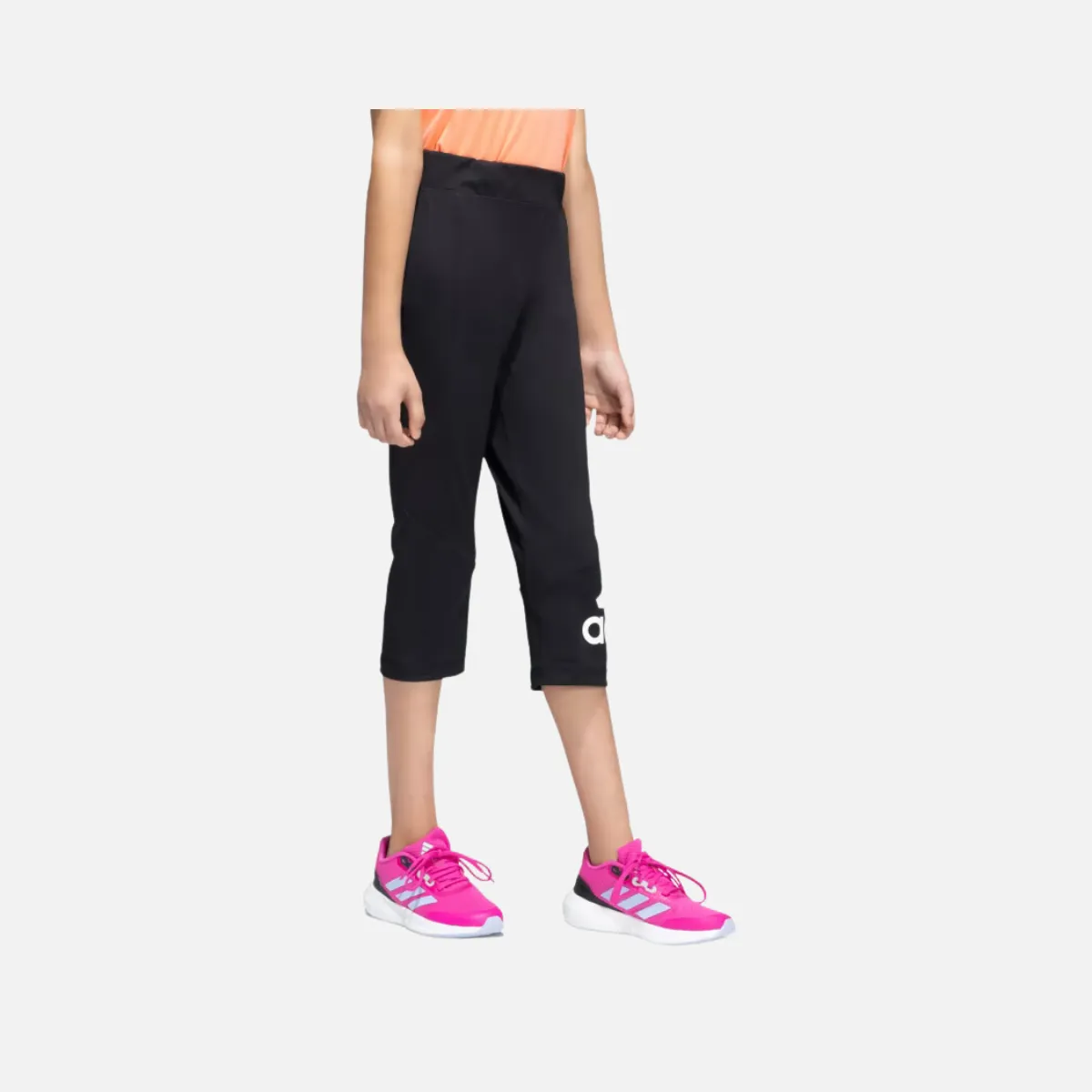 Adidas Girls LIN Tights (7-15 Year) -Black