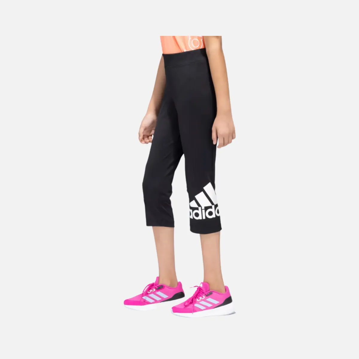 Adidas Girls LIN Tights (7-15 Year) -Black