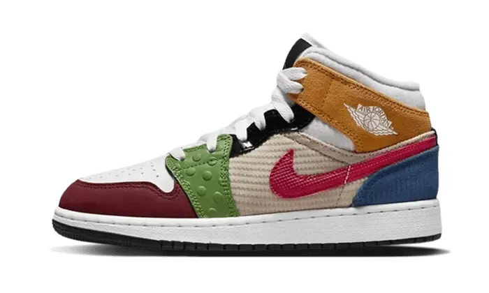 Air Jordan 1 Mid SE Patchwork