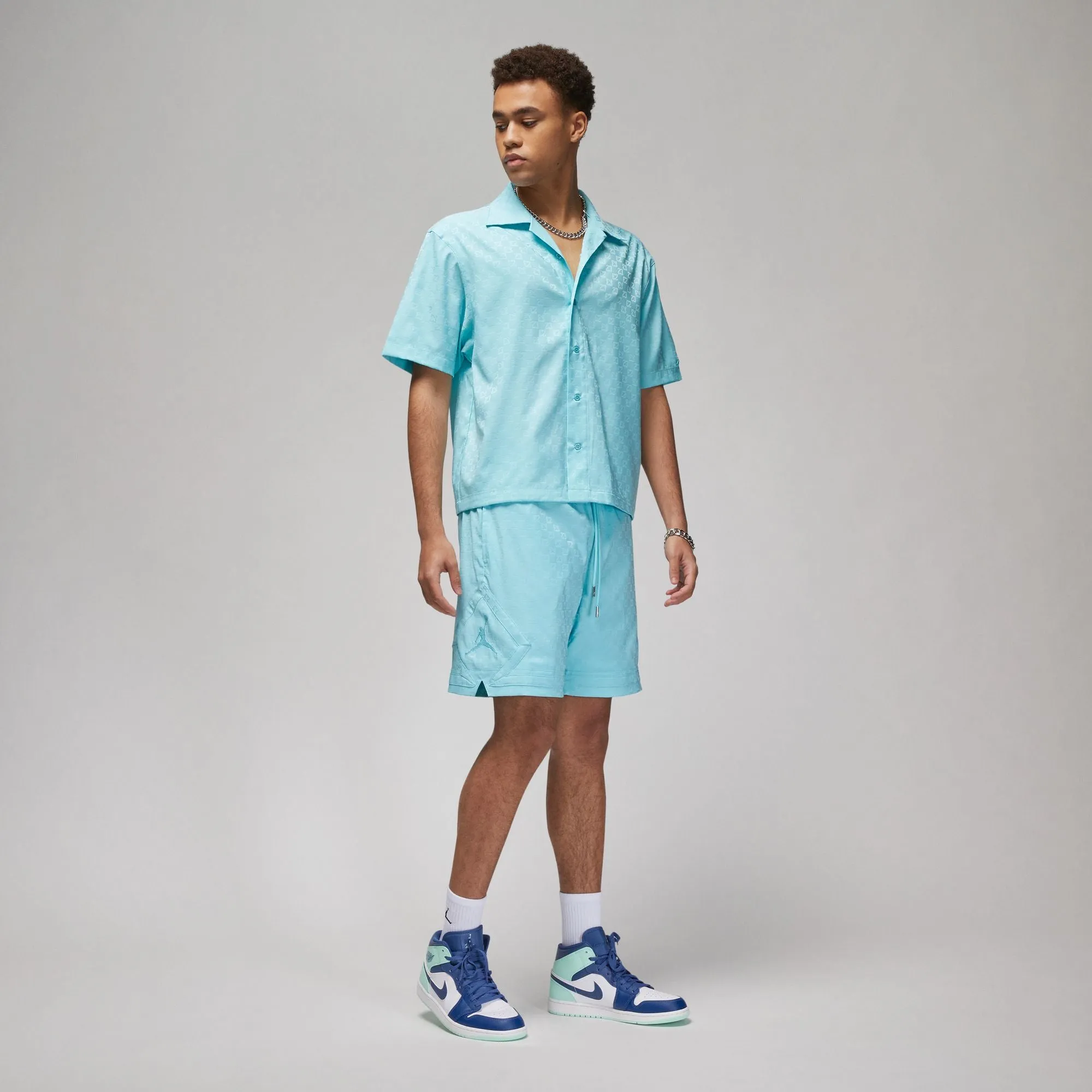 Air Jordan Essentials Mens Top (Bleached Aqua)