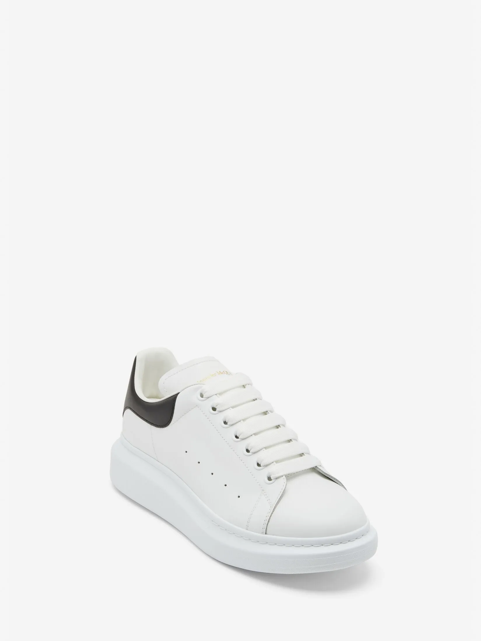 Alexander McQueen Mens Oversized Sneaker - WHITE/BLACK