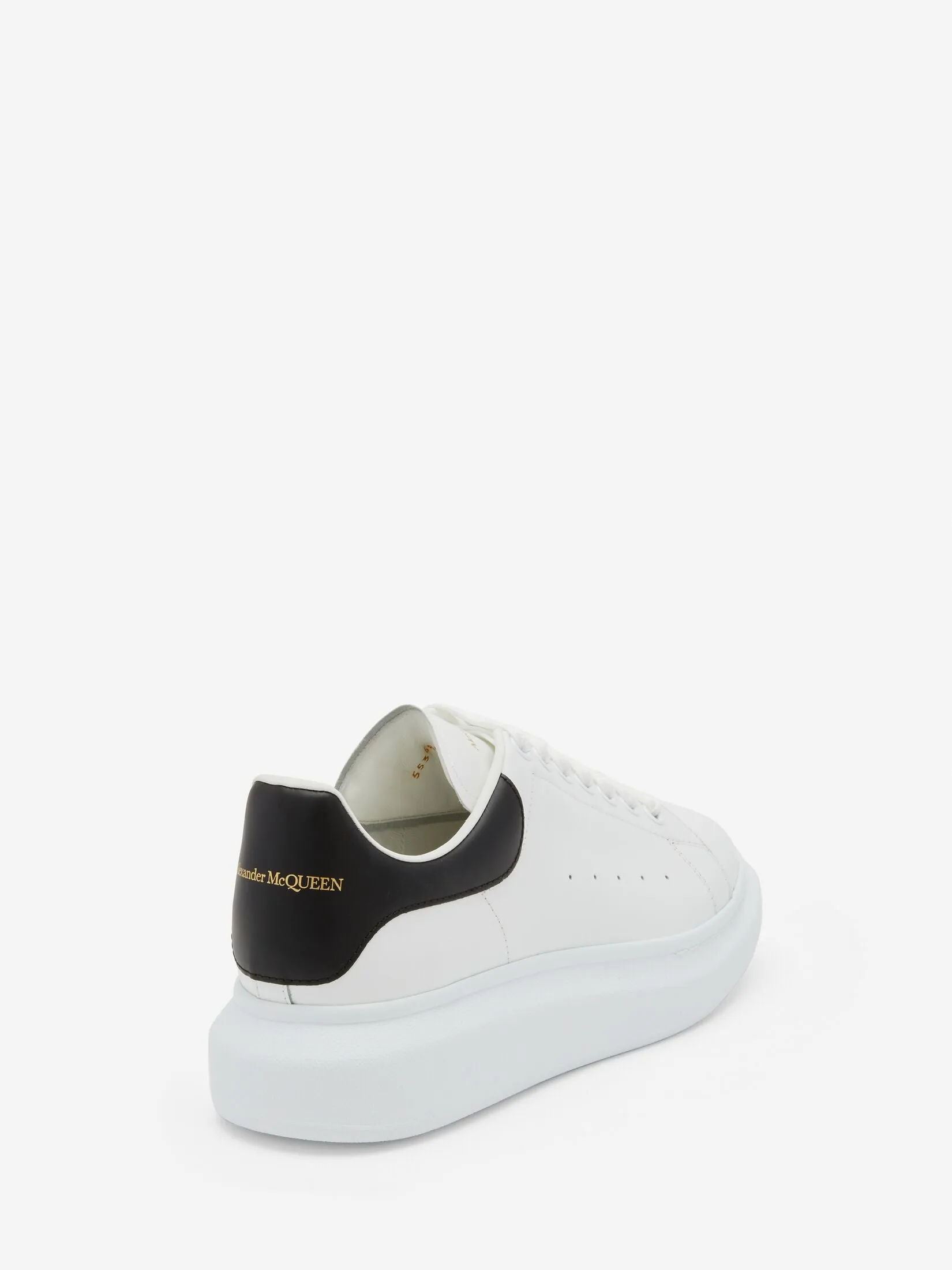 Alexander McQueen Mens Oversized Sneaker - WHITE/BLACK