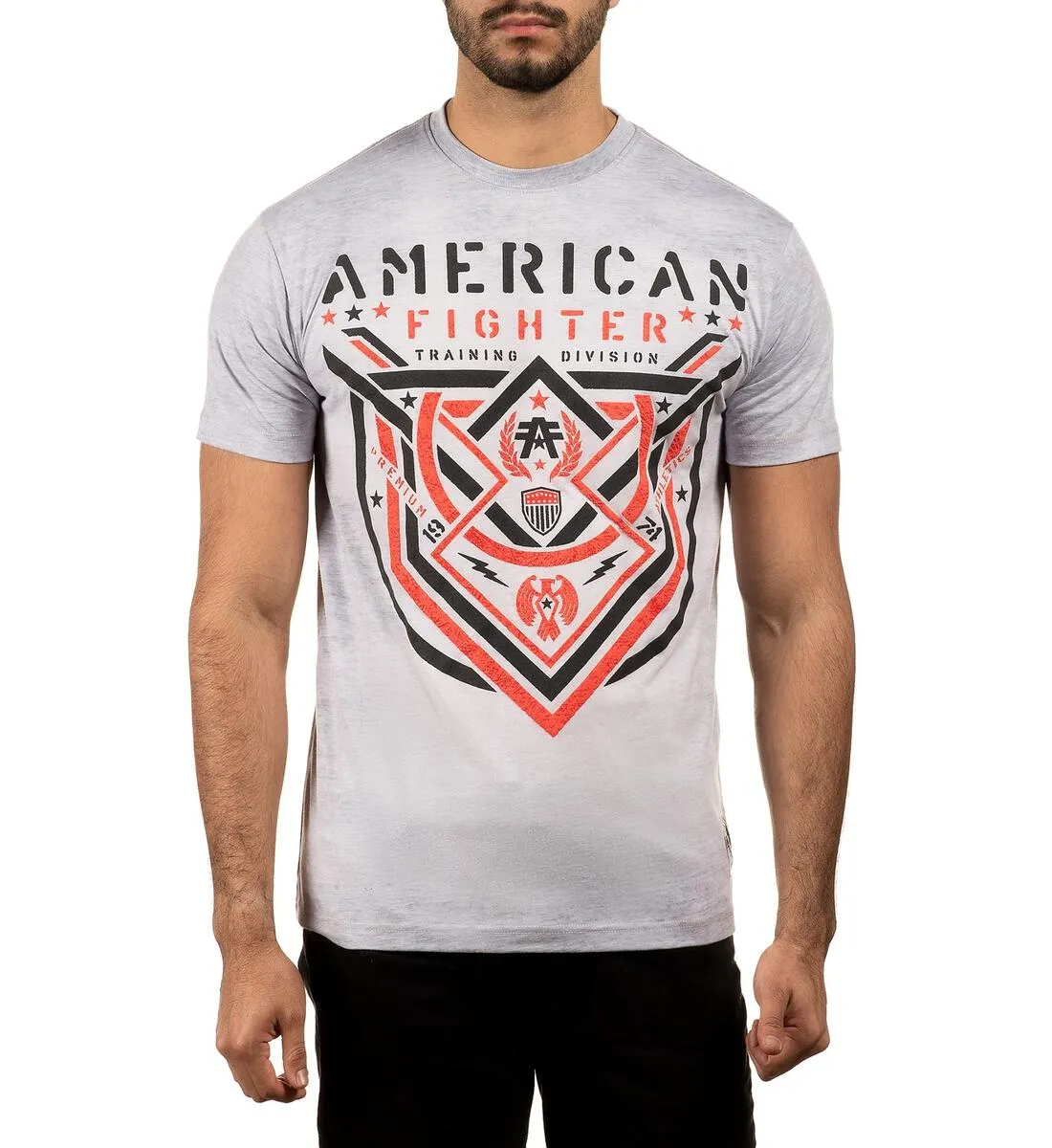 American Fighter Lost Springs T-Shirt White Multi