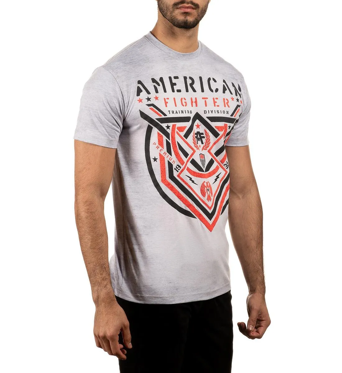 American Fighter Lost Springs T-Shirt White Multi