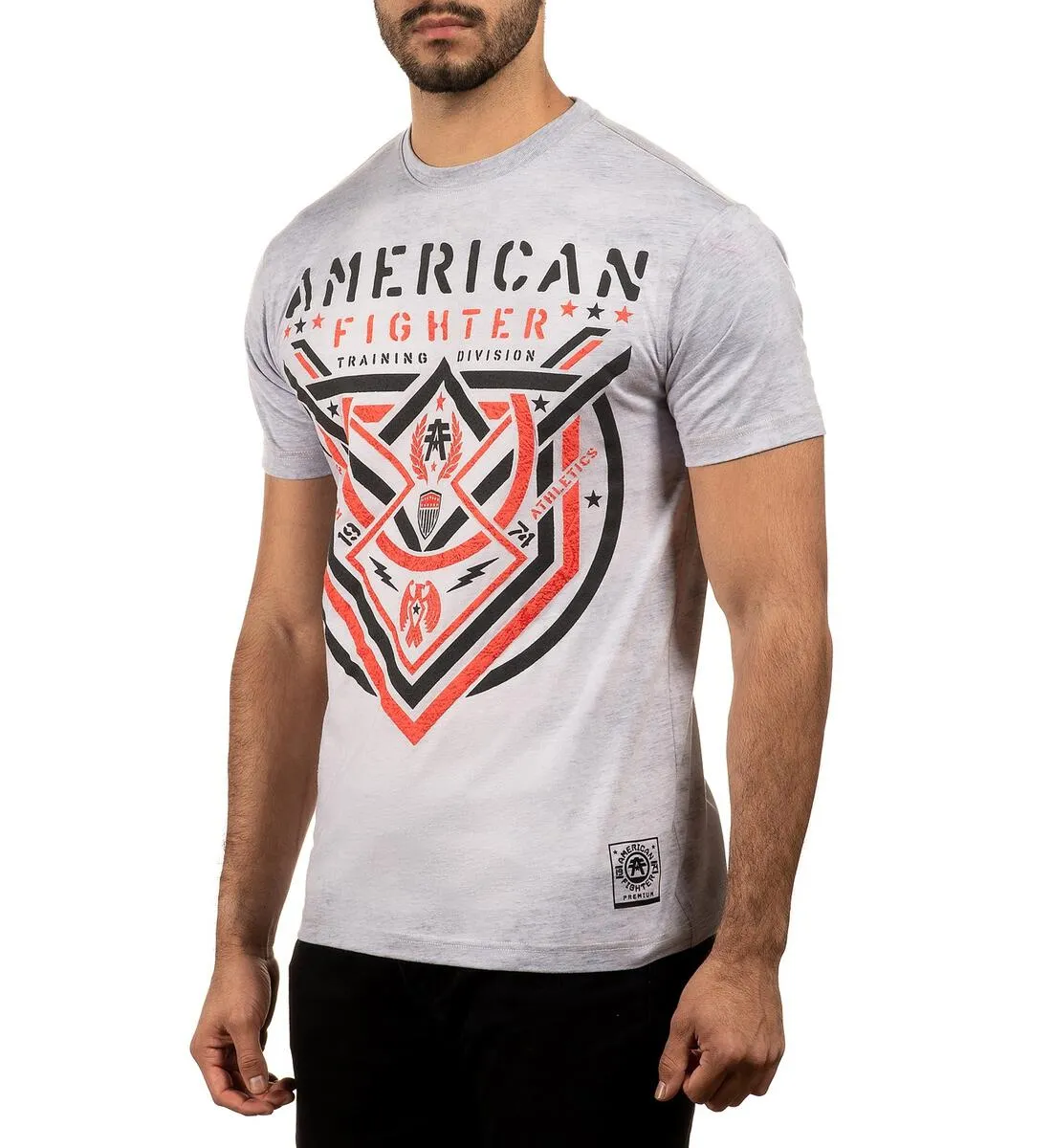 American Fighter Lost Springs T-Shirt White Multi