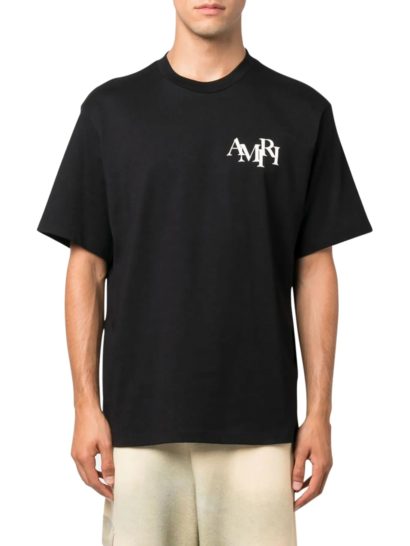 AMIRI STAGGERED LOGO TEE