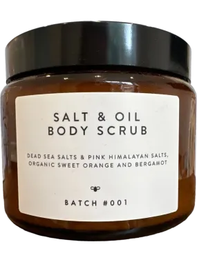 Batch #001 Natural Body Scrub with Dead Sea & Pink Himalayan Salts