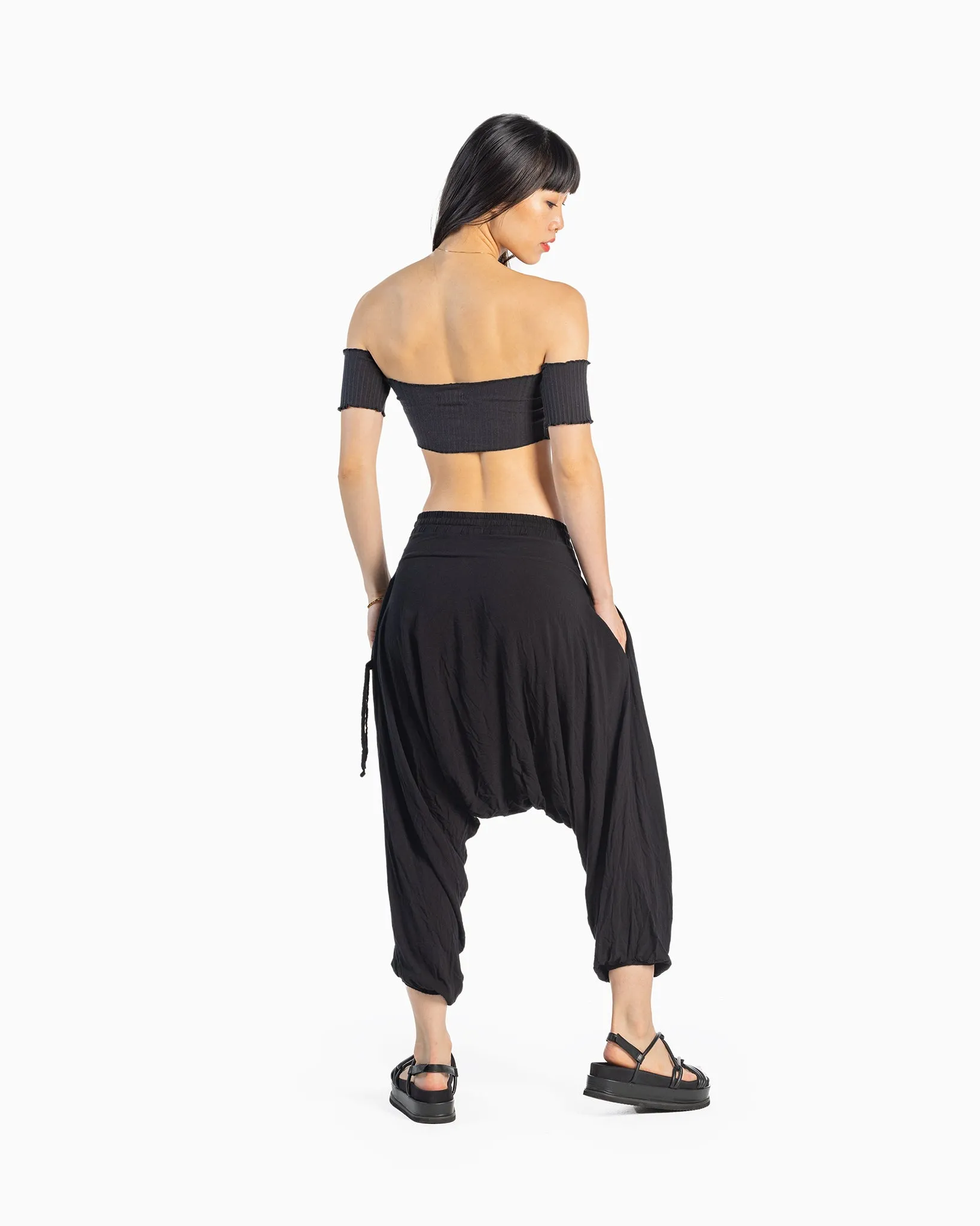 Black Savannah Harem Pants