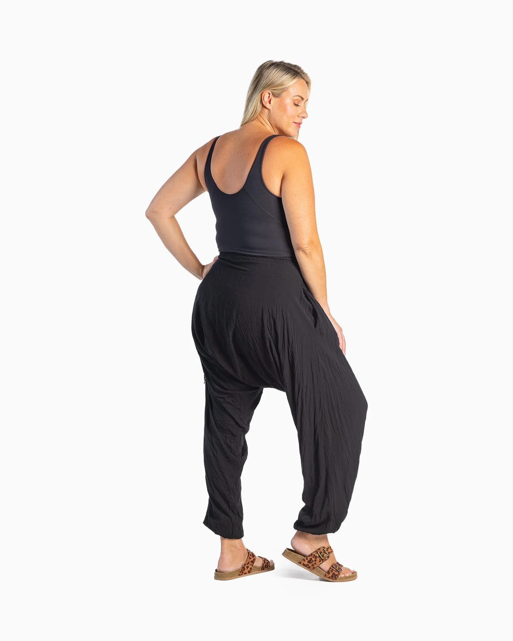 Black Savannah Harem Pants