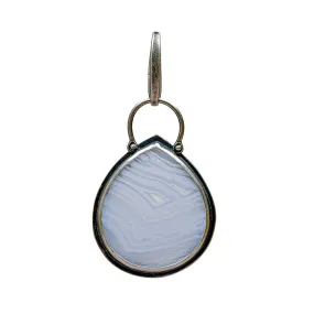 Blue Lace Agate Charm