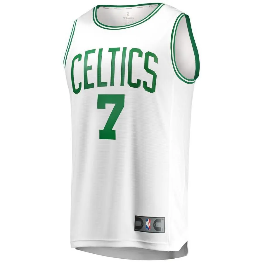 Boston Celtics Jaylen Brown Fanatics Branded Replica 2020-21 Fast Break Association Jersey Mens - White | Ireland T8239A9