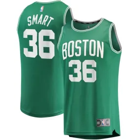 Boston Celtics Marcus Smart Fanatics Branded Replica 2020-21 Fast Break Icon Jersey Mens - Green | Ireland D8293X3