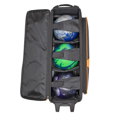 Brunswick Blitz Triple Roller Black Purple Bowling Bag