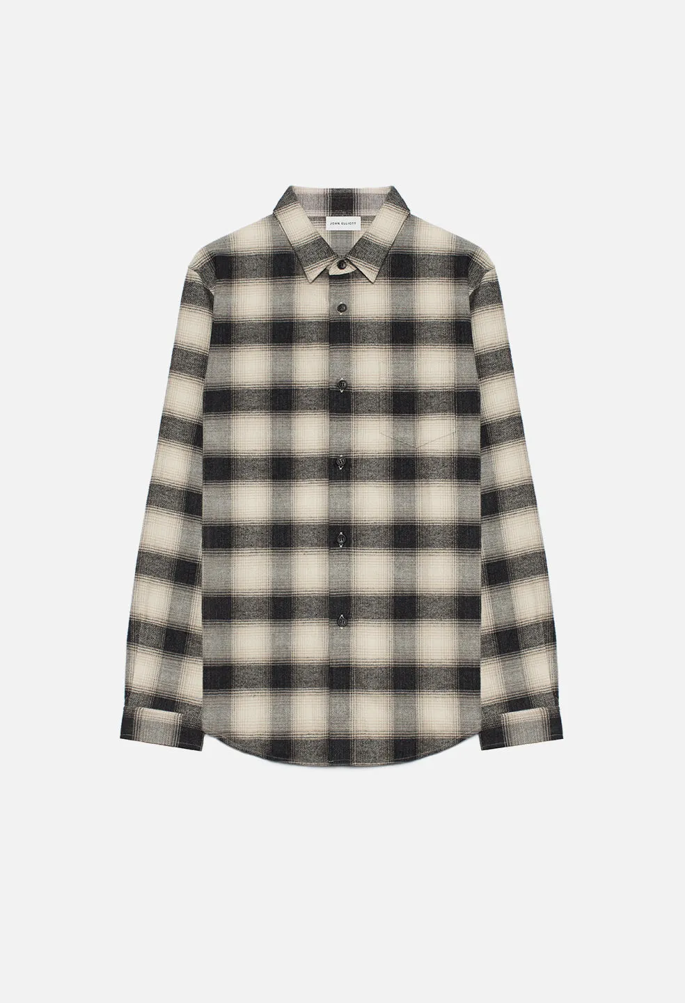 Brushed Flannel Button Up / Bone