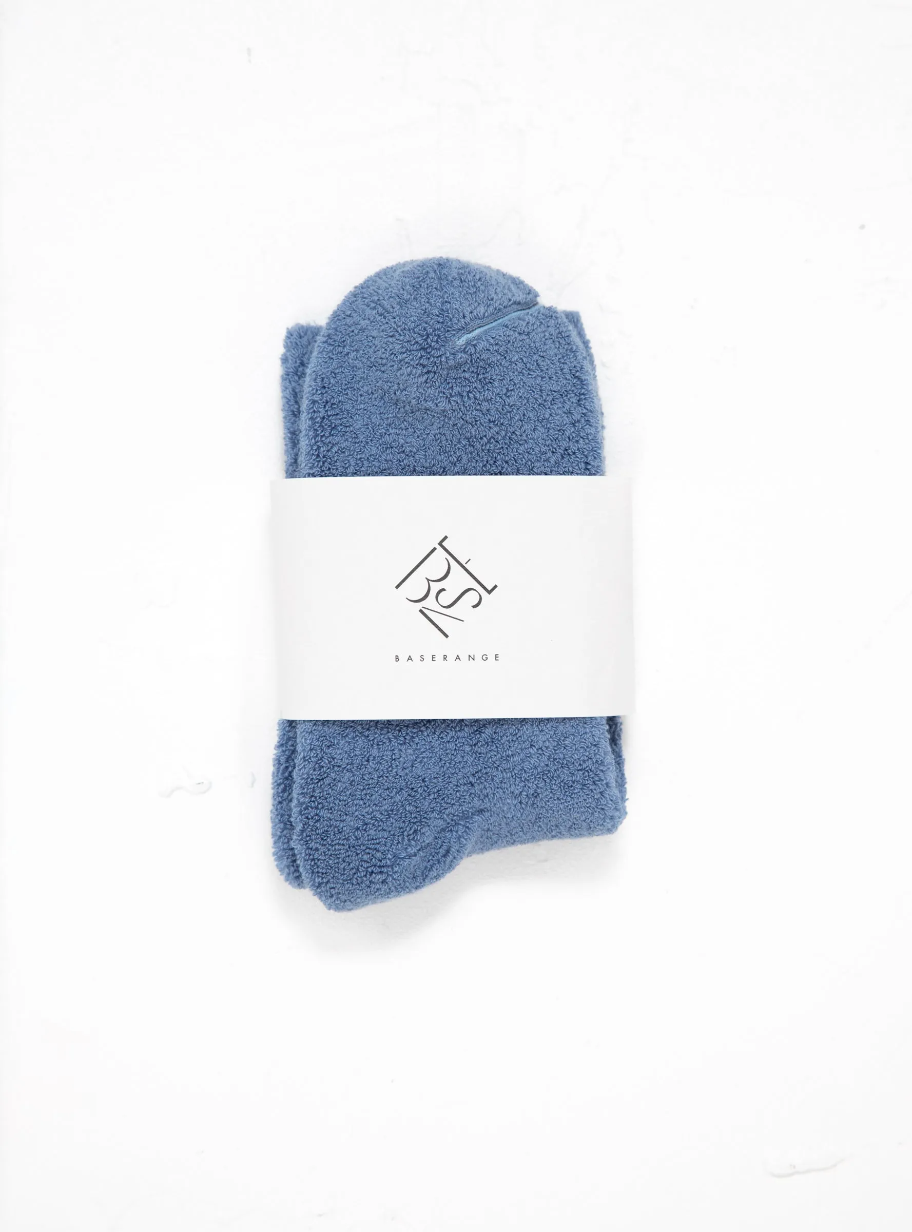 Buckle Overankle Socks Blue