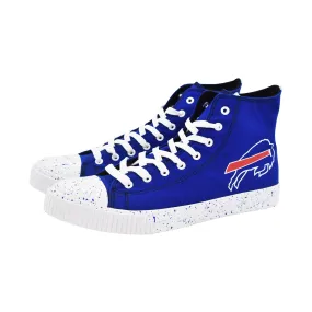 Buffalo Bills Men's Royal Blue High Top Canvas Sneaker