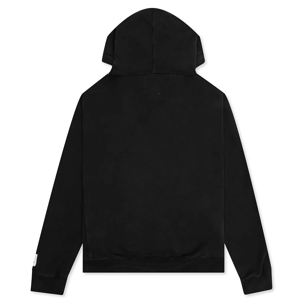 Center Logo Hoodie - Black