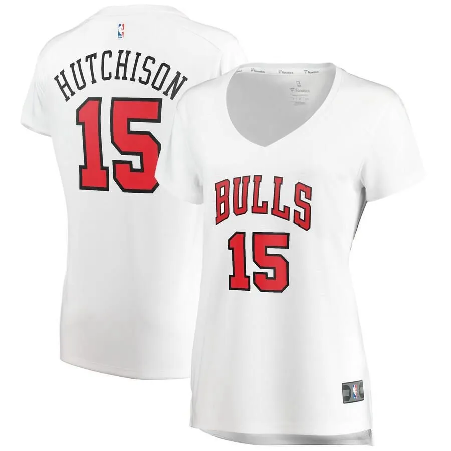 Chicago Bulls Chandler Hutchison Fanatics Branded Fast Break Player Association Jersey Womens - White | Ireland W3526Z3