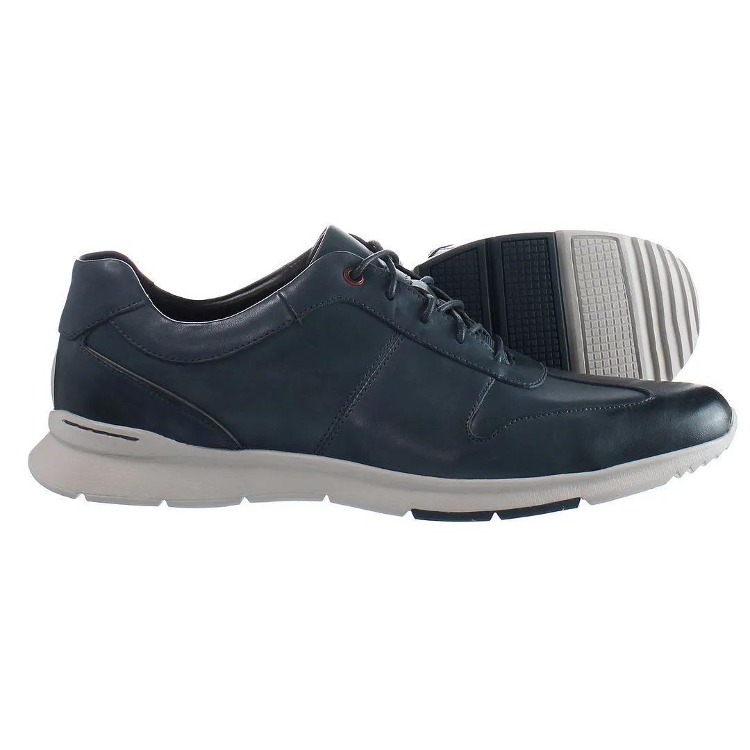 Clarks Un Tynamo Tie Mens Navy Shoes