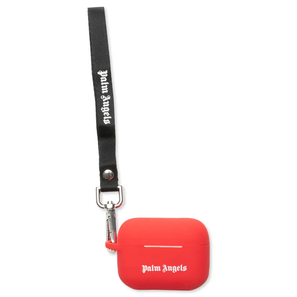 Classic Logo Airpod Case Pro - Red/White