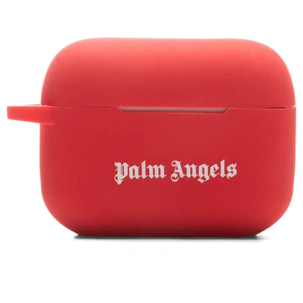 Classic Logo Airpod Case Pro - Red/White