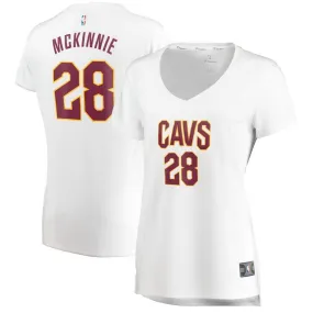 Cleveland Cavaliers Alfonzo McKinnie Fanatics Branded Fast Break Player Association Jersey Womens - White | Ireland U9266P1