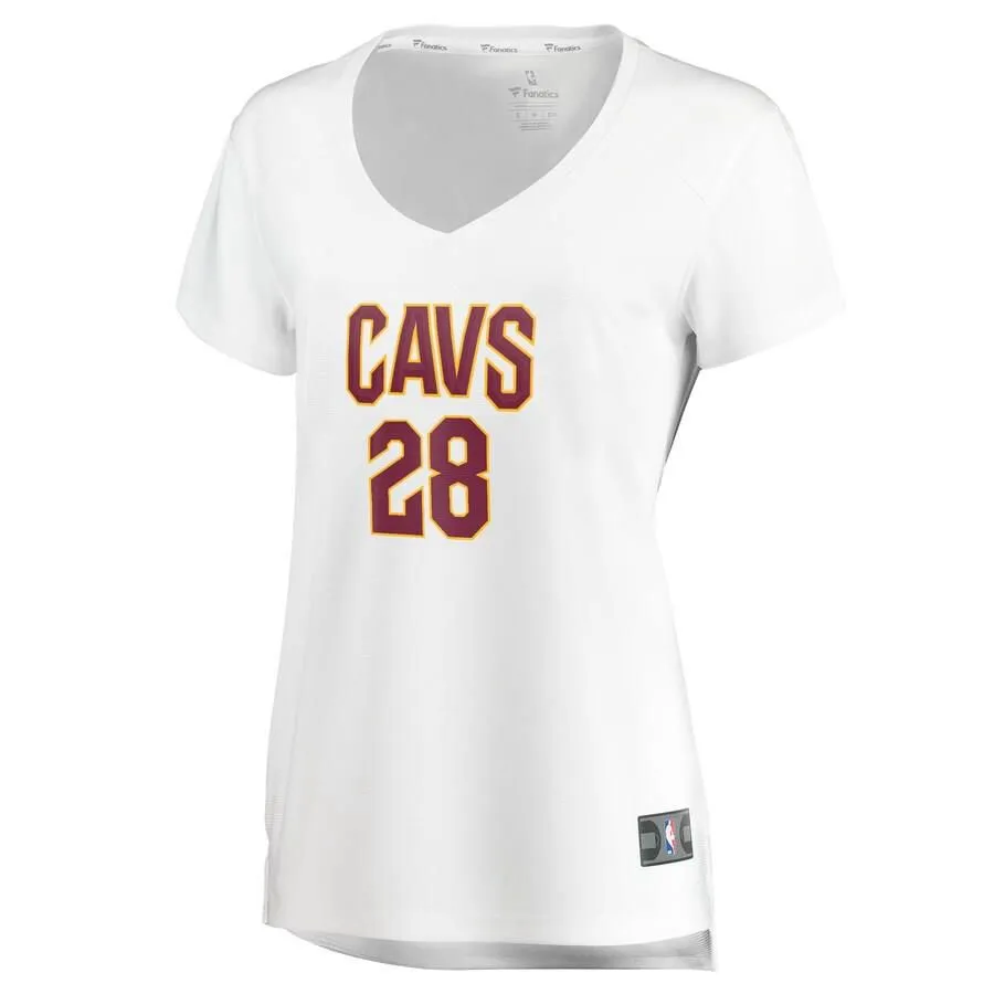 Cleveland Cavaliers Alfonzo McKinnie Fanatics Branded Fast Break Player Association Jersey Womens - White | Ireland U9266P1