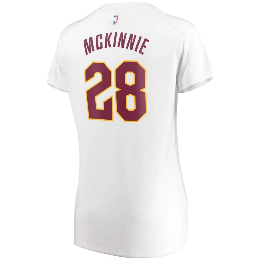 Cleveland Cavaliers Alfonzo McKinnie Fanatics Branded Fast Break Player Association Jersey Womens - White | Ireland U9266P1