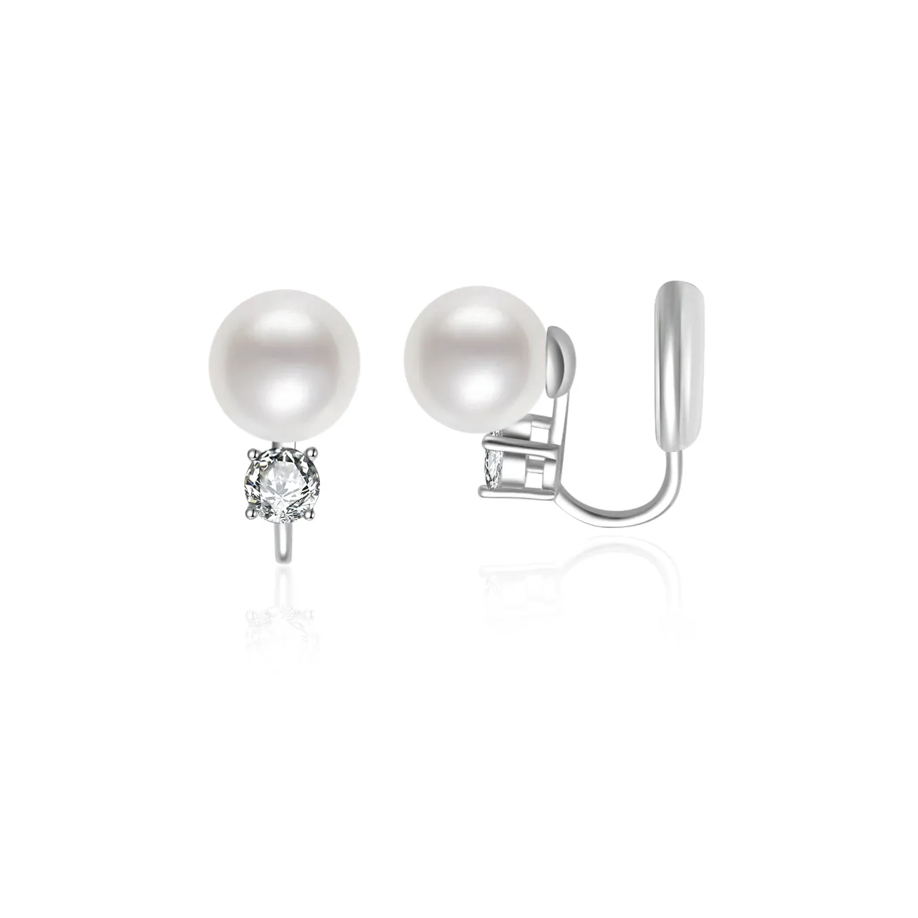 Clip-On Freshwater Pearl Earrings WE00784