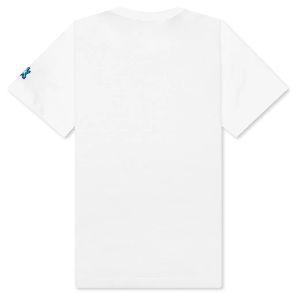 Comme des Garcons PLAY x the Artist Invader Women's S/S Tee - White