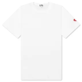 Comme des Garcons PLAY x the Artist Invader Women's S/S Tee - White