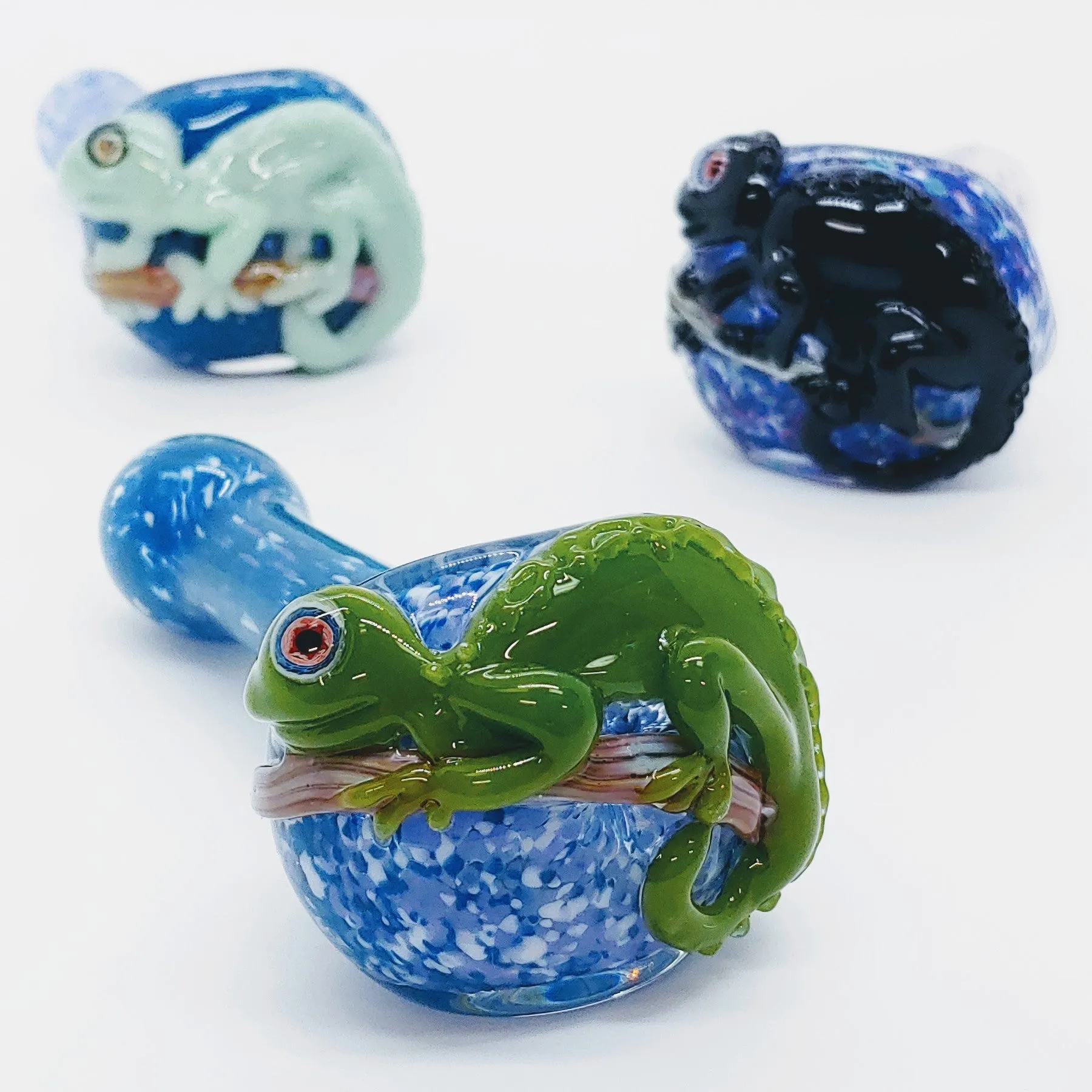 Critter Hand Pipe - Chameleon