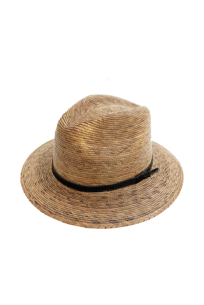 Dark Palm Fedora 2.5 Brim, 3 Sizes