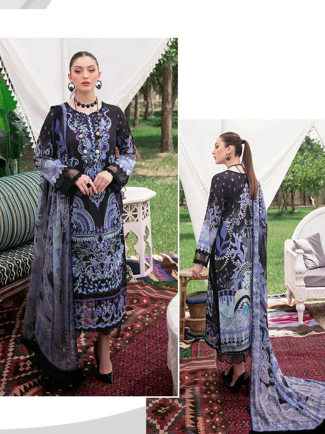 Designer Luxe Lawn & chiffon