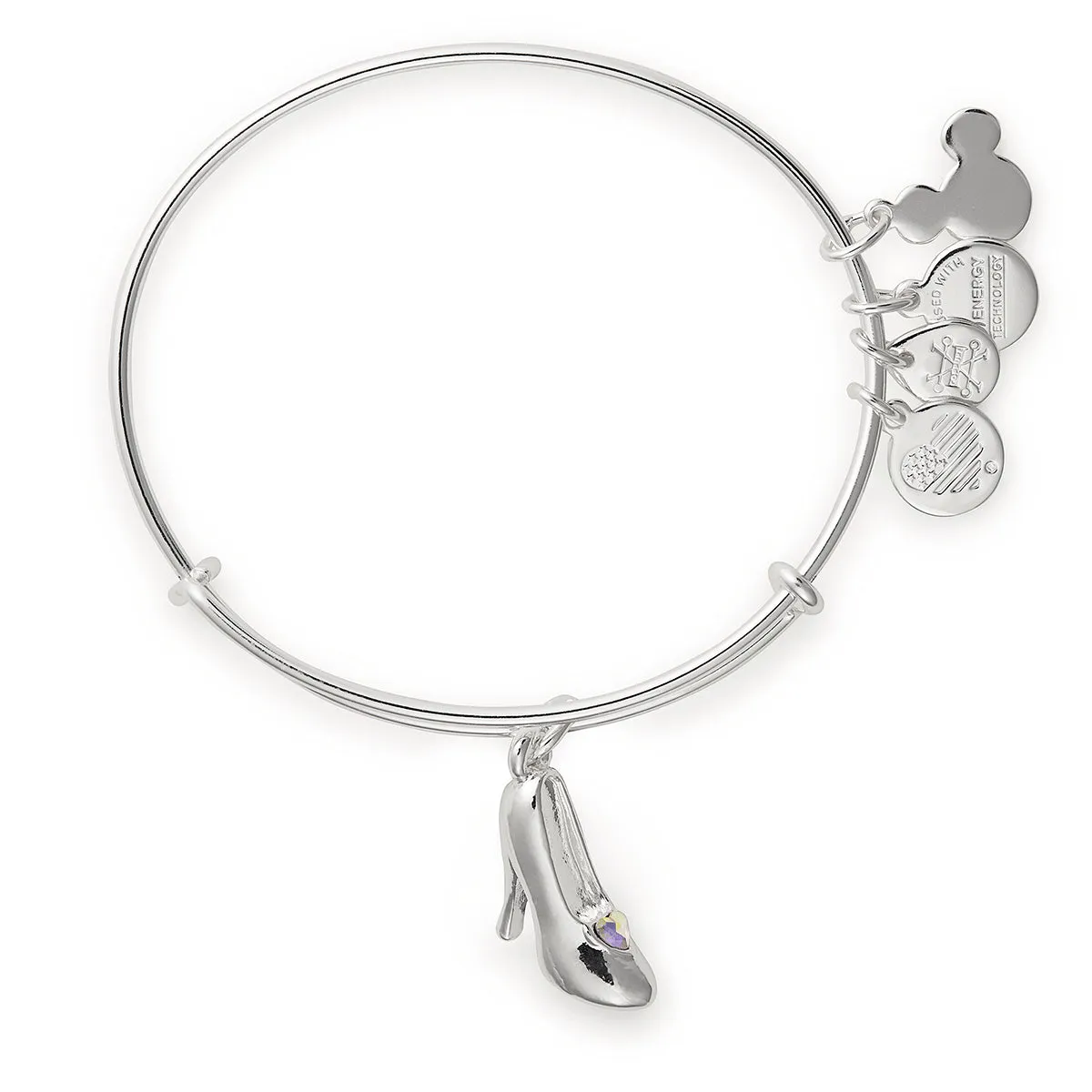 Disney Cinderella Glass Slipper Charm Bangle