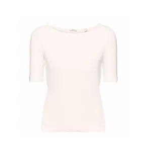 Esprit Ribbed T-Shirt in Soft Pink 993EE1K353