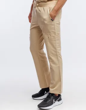 Essential Multi-Pocket Scrub Pants - Warm Sand