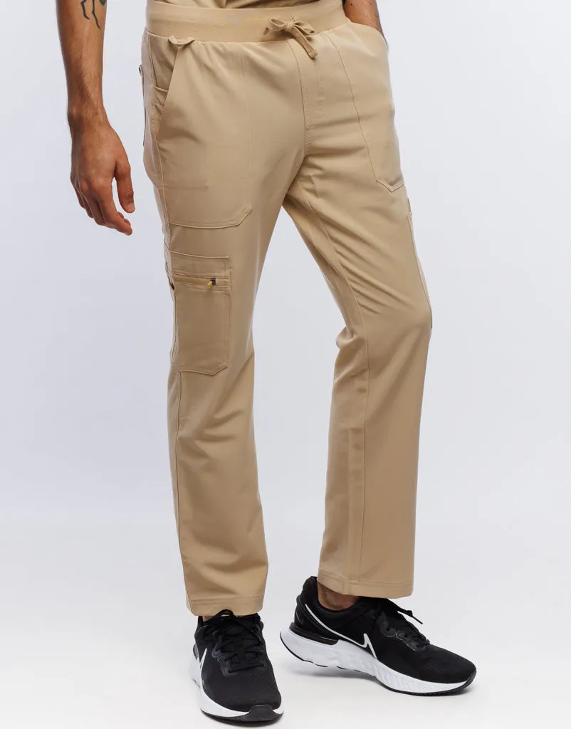 Essential Multi-Pocket Scrub Pants - Warm Sand