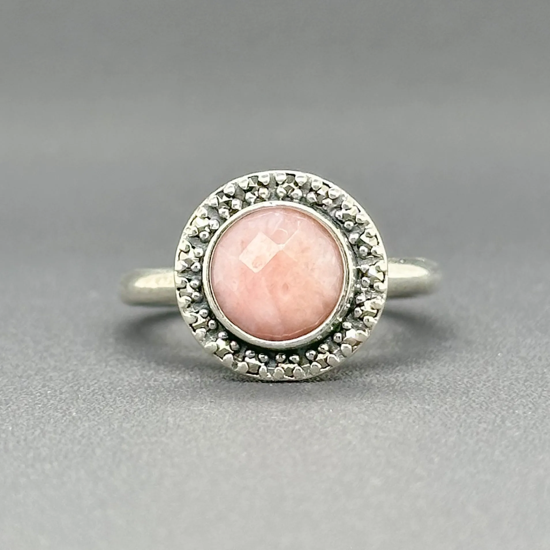 Estate Pandora SS Pink Stone Ring