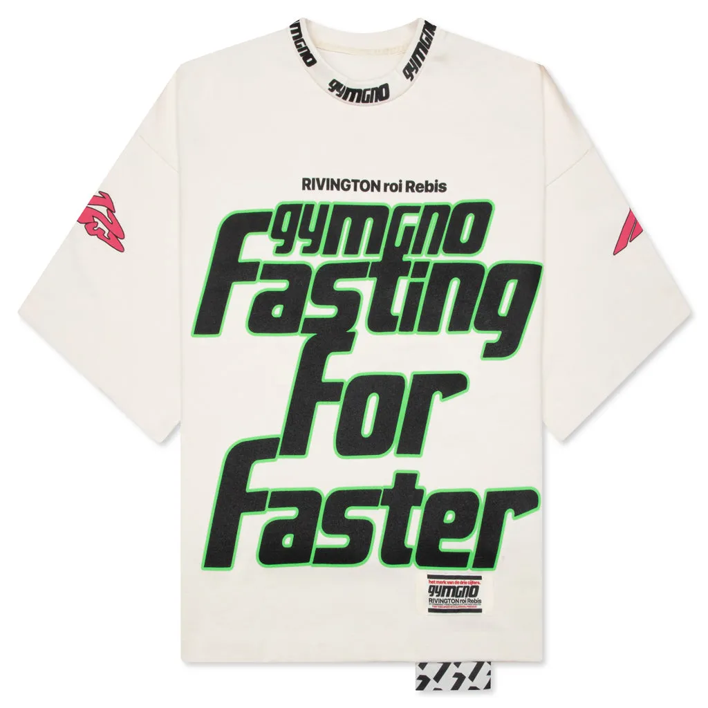 Fasting For Faster S/S Tee - Vintage White