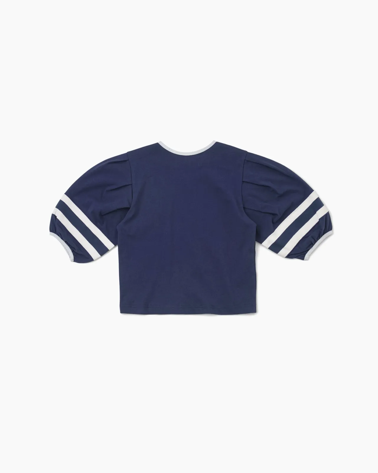 Football Puff Sleeve Tee Navy