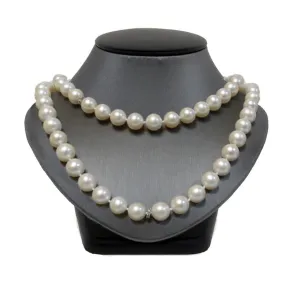 Fresh Water Pearl with diamond roundels necklace custom OVII