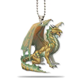 Gearhuman 3D Ancient Bronze Dragon Custom Car Hanging