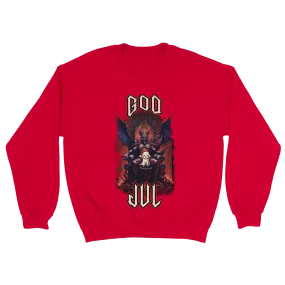 God Jul häftig hundvalp - Sweatshirt