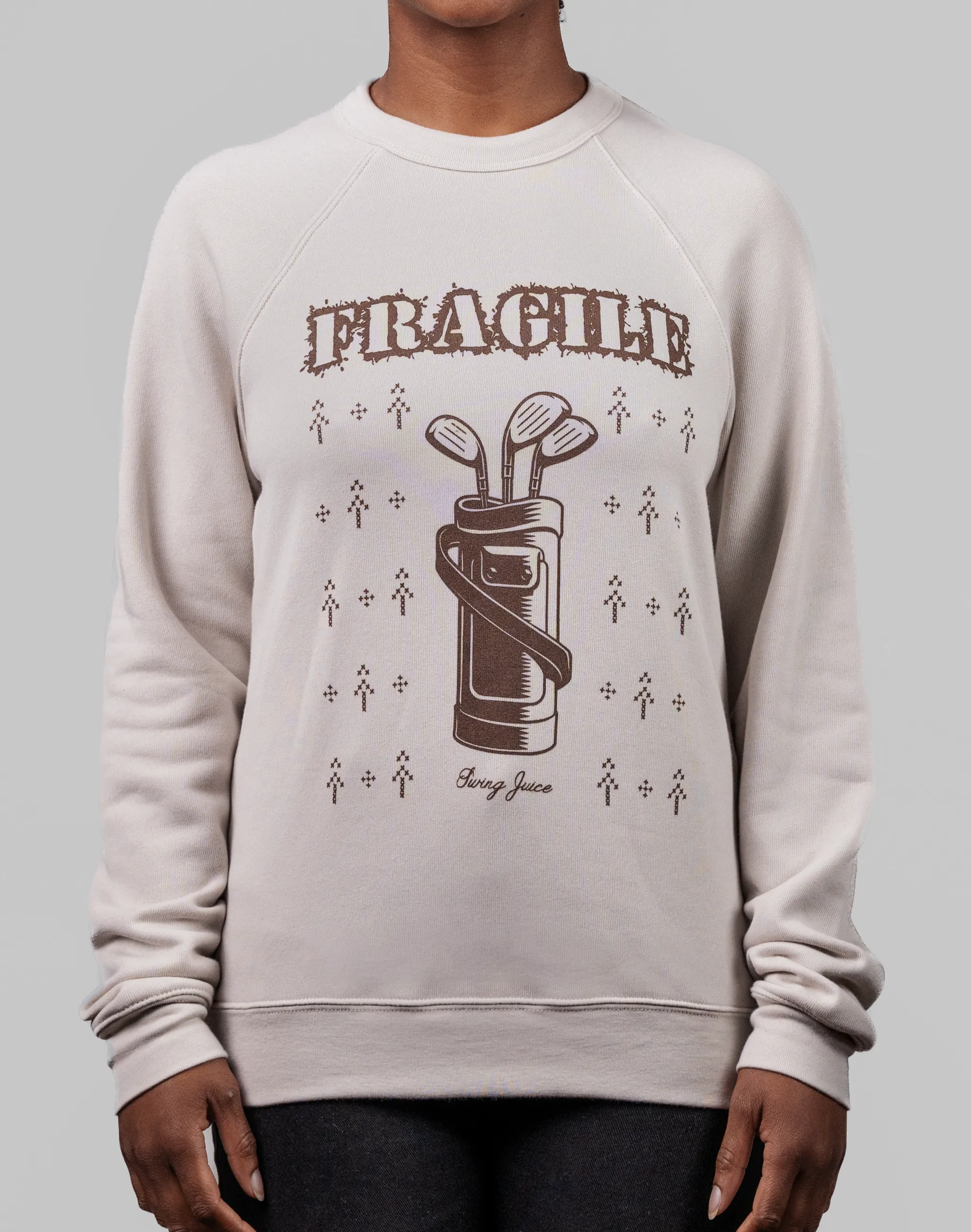 Golf Fragile Unisex Ugly Sweatshirt