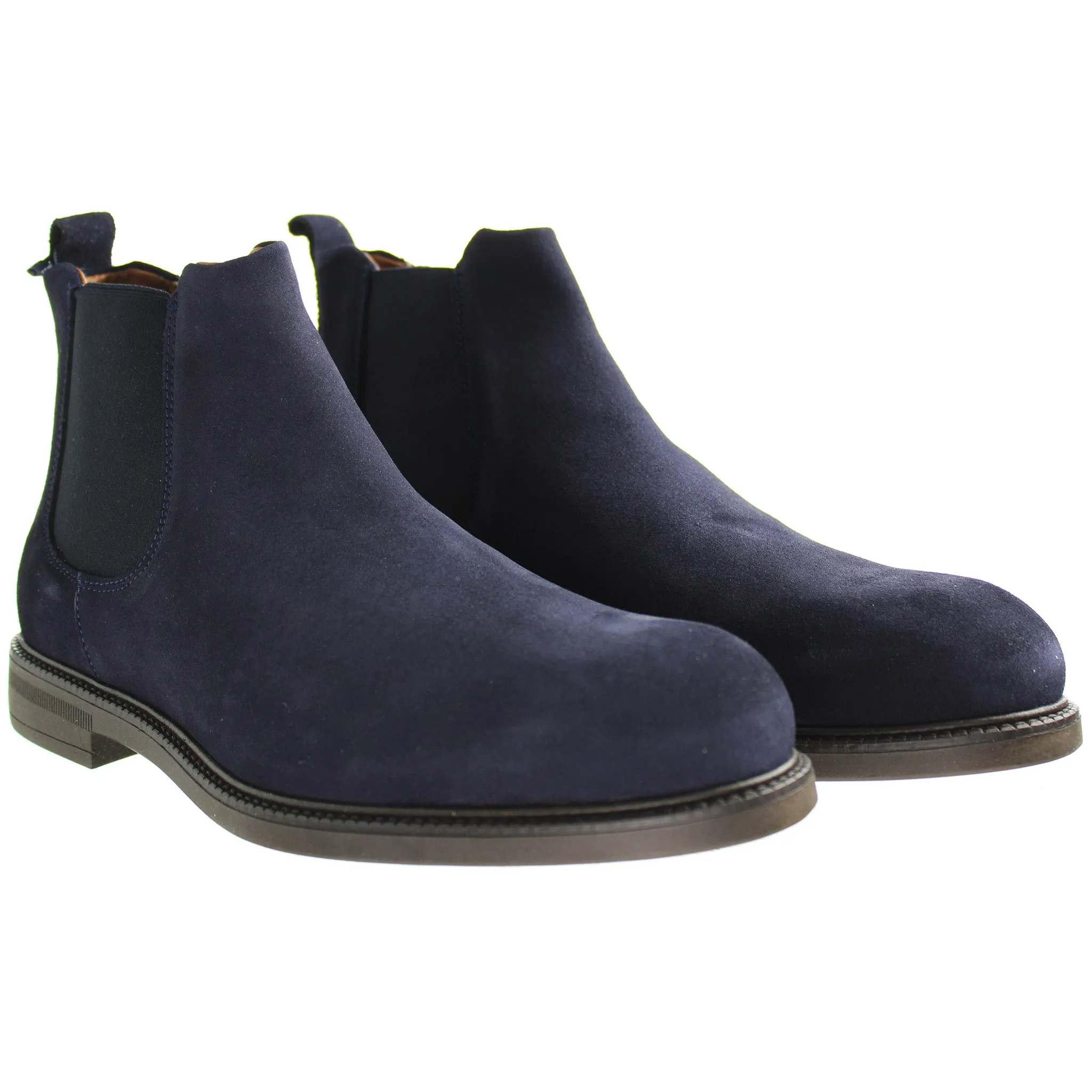 Hackett Chino Chelsea Mens Navy Boots